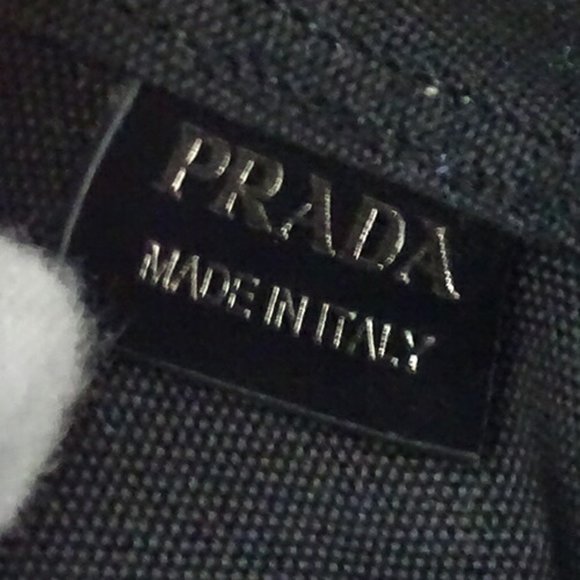 Prada PRADA Bag Women's Tote Shoulder 2way Denim Leather Navy Black 1BG244 - Picture 5 of 13